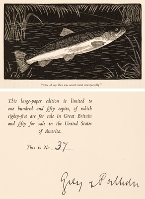 Lot 65 - Grey (Edward). Fly Fishing , limited issue, 1930