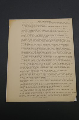 Lot 432 - Lawrence (Thomas Edward, 1888-1935). Revolt in the Desert, working draft typescript, c. 1926-27