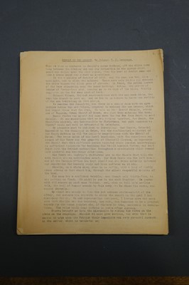 Lot 432 - Lawrence (Thomas Edward, 1888-1935). Revolt in the Desert, working draft typescript, c. 1926-27