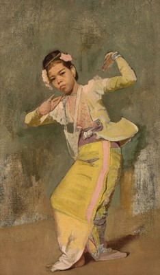 Lot 247 - Kelly (Gerald Festus, 1879-1972). Burmese Dancer, oil on canvas