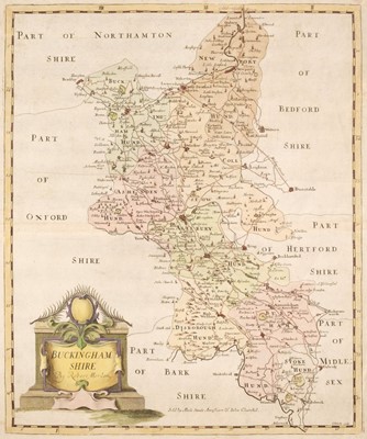 Lot 119 - Berkshire, Buckinghamshire and Oxfordshire. A collection of 22 maps, 18th & 19th century