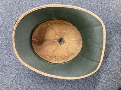 Lot 78 - Kriegsmarine. A WWII German pith helmet of the North Afrika Corps
