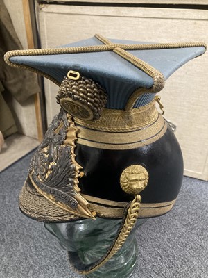 Lot 56 - Battle of Omdurman. A fine Victorian officers' lance cap of the 21st Empress of India Lancers