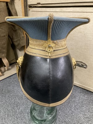 Lot 56 - Battle of Omdurman. A fine Victorian officers' lance cap of the 21st Empress of India Lancers