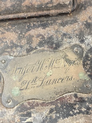 Lot 56 - Battle of Omdurman. A fine Victorian officers' lance cap of the 21st Empress of India Lancers