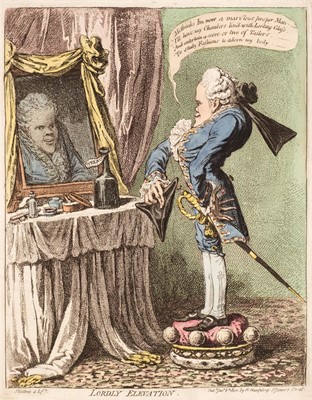 Lot 234 - Gillray (James). Lordly Elevation, H. Humphreys, Jany. 6th 1802