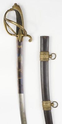 Lot 144 - Sword. Imperial French Chasseur Cavalry Officer's Sabre, Napoleonic Period