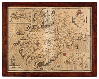 Lot 136 - Ireland. Speed (John). The Province of Mounster, 1st edition, John Sudbury & George Humble, [1611]