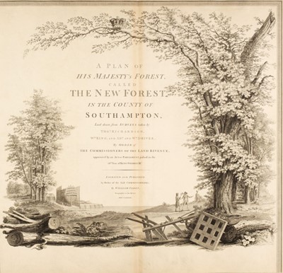 Lot 157 - New Forest. Faden (W.). A Plan of His Majesty's Forest called the New Forest..., 1789