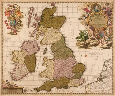 Lot 92 - British Isles. Visscher (N.). Magnae Britanniae Tabula..., [1694 or later]