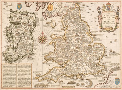 Lot 122 - British Isles. Speed (John), The Invasions of England and Ireland..., [1676]