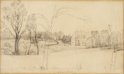 Lot 155 - Smith (John 'Warwick', 1749-1831). Views of Grove Park, Warwickshire, four original pencil drawings