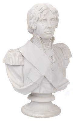 Lot 294 - Nelson (Horatio, 1758-1805). Modern half bust of Lord Nelson after Joseph Pitts