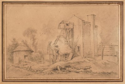 Lot 98 - Perignan (Alexis Nicolas, 1726-1782). Exterior view of a coal mine