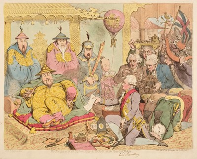 Lot 248 - Gillray (James). The Reception of the Diplomatique & his Suite..., H, Humphrey, Sept 14th 1792