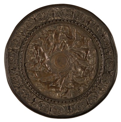 Lot 230 - Italian School. Mythological bronze dish, late 19th or early 20th century