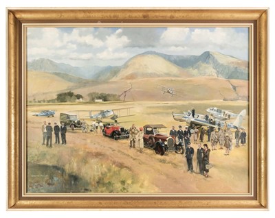 Lot 290 - Miller (Edmund). Wings Over The Glens, oil on board