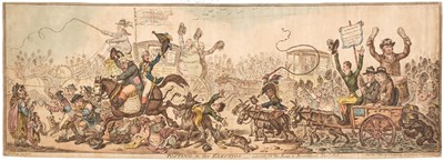 Lot 238 - Gillray (James). Posting to the Election, H. Humphrey, Dec. 1st 1806