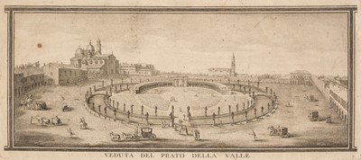 Lot 198 - Padua. Veduta del Prato Della Valle, 18th century