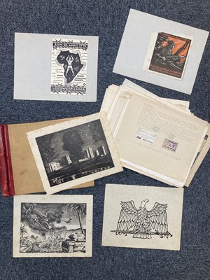 Lot 29 - Andalusia Internment camp. A scrap album from, Transvaal, South Africa, circa 1940