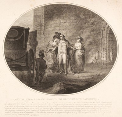 Lot 223 - Gillray (James). Col. Gardiner's Last Interview with his Wife and Daughter, 1786