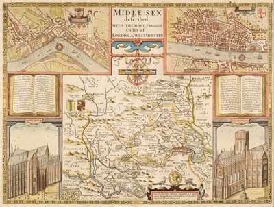 Lot 144 - Middlesex. Speed (John). Midle-Sex Described..., Thomas Bassett & Richard Chiswell, 1676