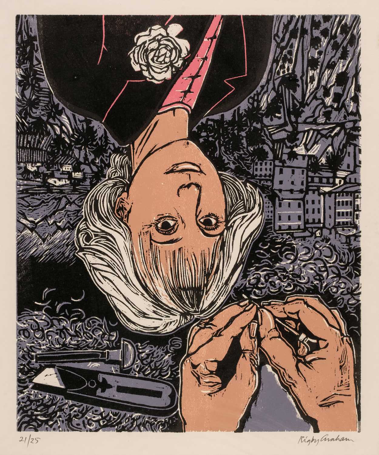 Lot 146 - Graham (Rigby, 1931-2015). Woman and carving