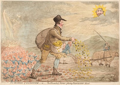 Lot 247 - Gillray (James). The Generae of Patriotism, 1796