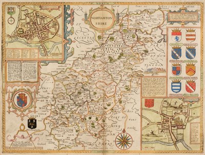 Lot 149 - Northamptonshire. Speed (John). Northampton, Thomas Bassett & Richard Chiswell [1676]