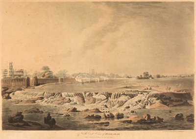 Lot 186 - India. North East View of Hydrabad & NeerMul a Fort belonging to Nizam Alley, 1799