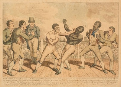 Lot 259 - Prize Fighting. The Close of the Battle or the Champion Triumphant..., circa 1811