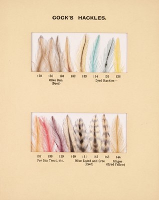 Lot 38 - Baigent (W[illiam]). A book on Hackles for Fly Dressing, [1943]