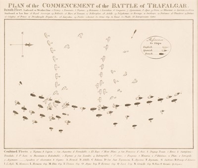 Lot 275 - Naval Battle Plans. Three Battle Plans Relating to Admiral Lord Nelson, 1809