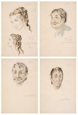 Lot 294 - Toms (Carl, 1927-1999). Twelve original portrait studies for A Midsummer Night's Dream, 1960