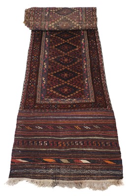 Lot 531 - Rugs. An Afghan Mushvani woollen runner, and other rugs