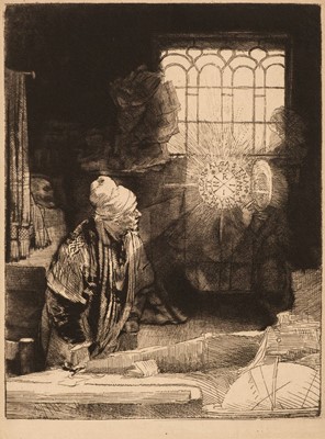 Lot 68 - After Rembrandt (van Rijn, 1606-1669). Doctor Faustus in his Study, 1652