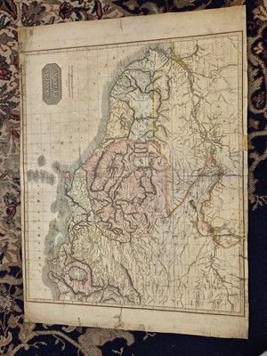 Lot 107 - Maps. A collection of approximately 150 maps, mostly 19th-century