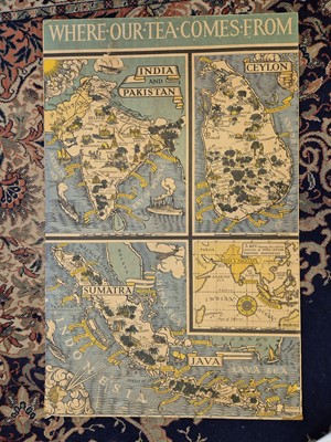 Lot 107 - Maps. A collection of approximately 150 maps, mostly 19th-century