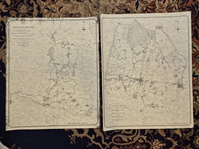 Lot 107 - Maps. A collection of approximately 150 maps, mostly 19th-century