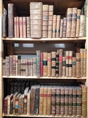 Lot 421 - Antiquarian. A collection of 18th to 19th Century literature & reference, approximately 70 volumes