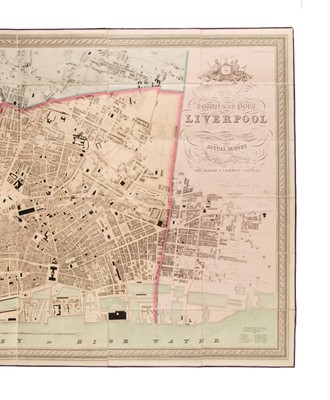 Lot 140 - Liverpool. Gage (M. A.). Trigonometrical Plan of the Town and Port of Liverpool, 1836
