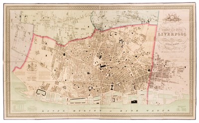 Lot 140 - Liverpool. Gage (M. A.). Trigonometrical Plan of the Town and Port of Liverpool, 1836