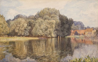 Lot 201 - Hunt (Alfred William, 1830-1896). Whitchurch Mill, watercolour