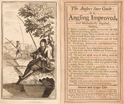 Lot 75 - Howlett (Robert). The Anglers Sure Guide, 1st edition, London, 1706