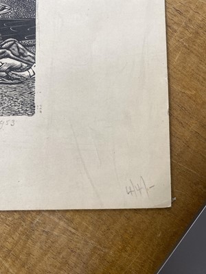 Lot 353 - Buckland Wright (John, 1897-1954). Camber Sands, 1953, wood engraving
