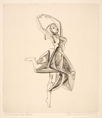 Lot 367 - Buckland Wright (John, 1897-1954). Dancer II, 1953, etching on wove paper