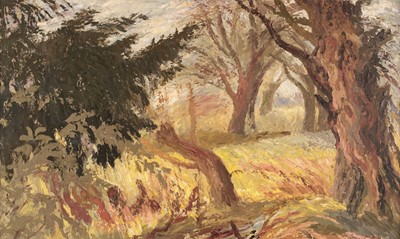 Lot 288 - Webb (Clifford, 1895-1972). The Yew Tree, oil on board