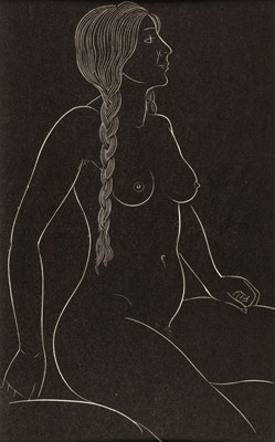 Lot 348 - Gill (Eric, 1882-1940). Twenty-Five Nudes, 1937, six wood engravings and others