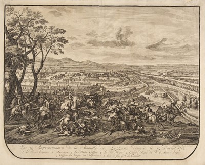 Lot 85 - Van Huchtenburg (Jan, 1647-1733). Battle Scenes, set of 8, etchings