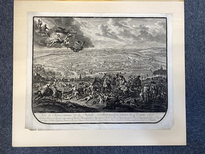 Lot 85 - Van Huchtenburg (Jan, 1647-1733). Battle Scenes, set of 8, etchings